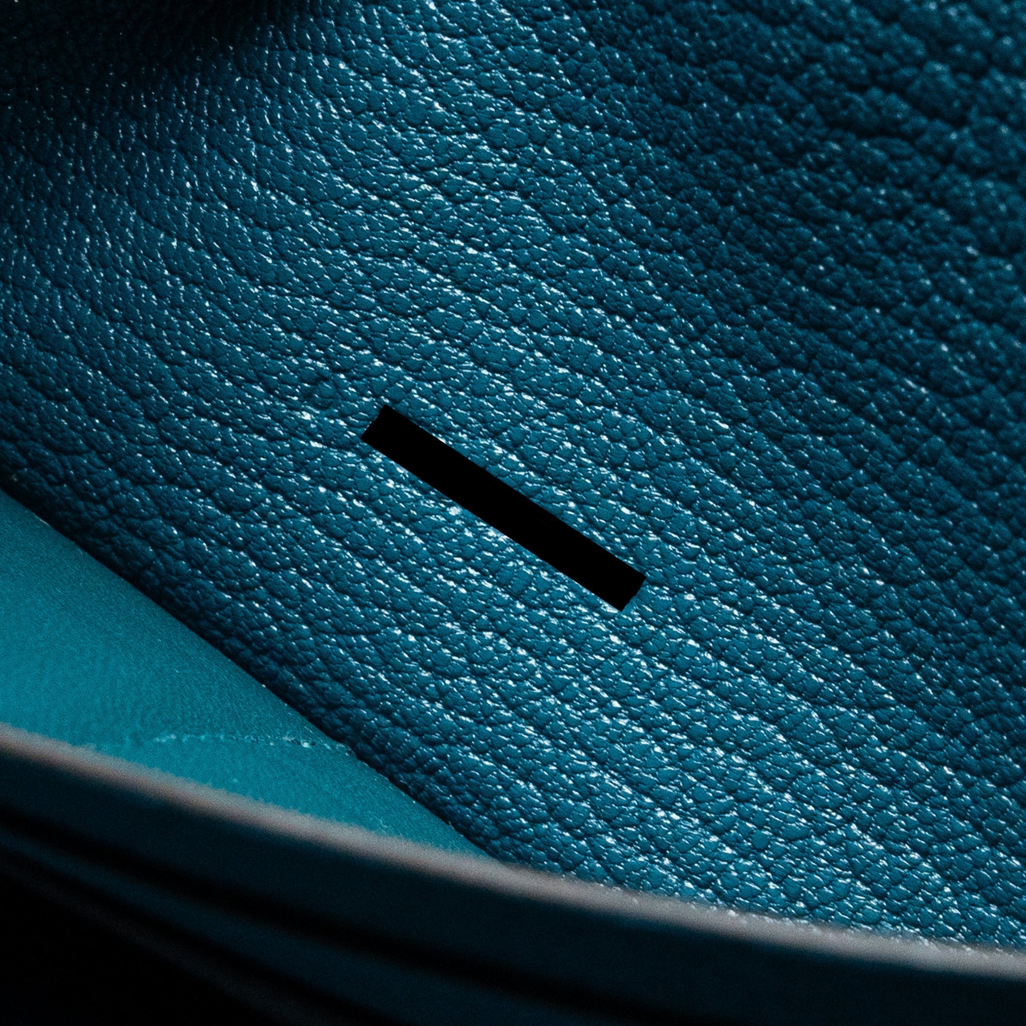 HERMES KELLY LONG WALLET CHÈVRE MYSORE VERT CYPRES GHW