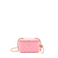 CHANEL 22S PEARL CRUSH LONG VANITY WITH CHAIN LAMBSKIN PINK GHW