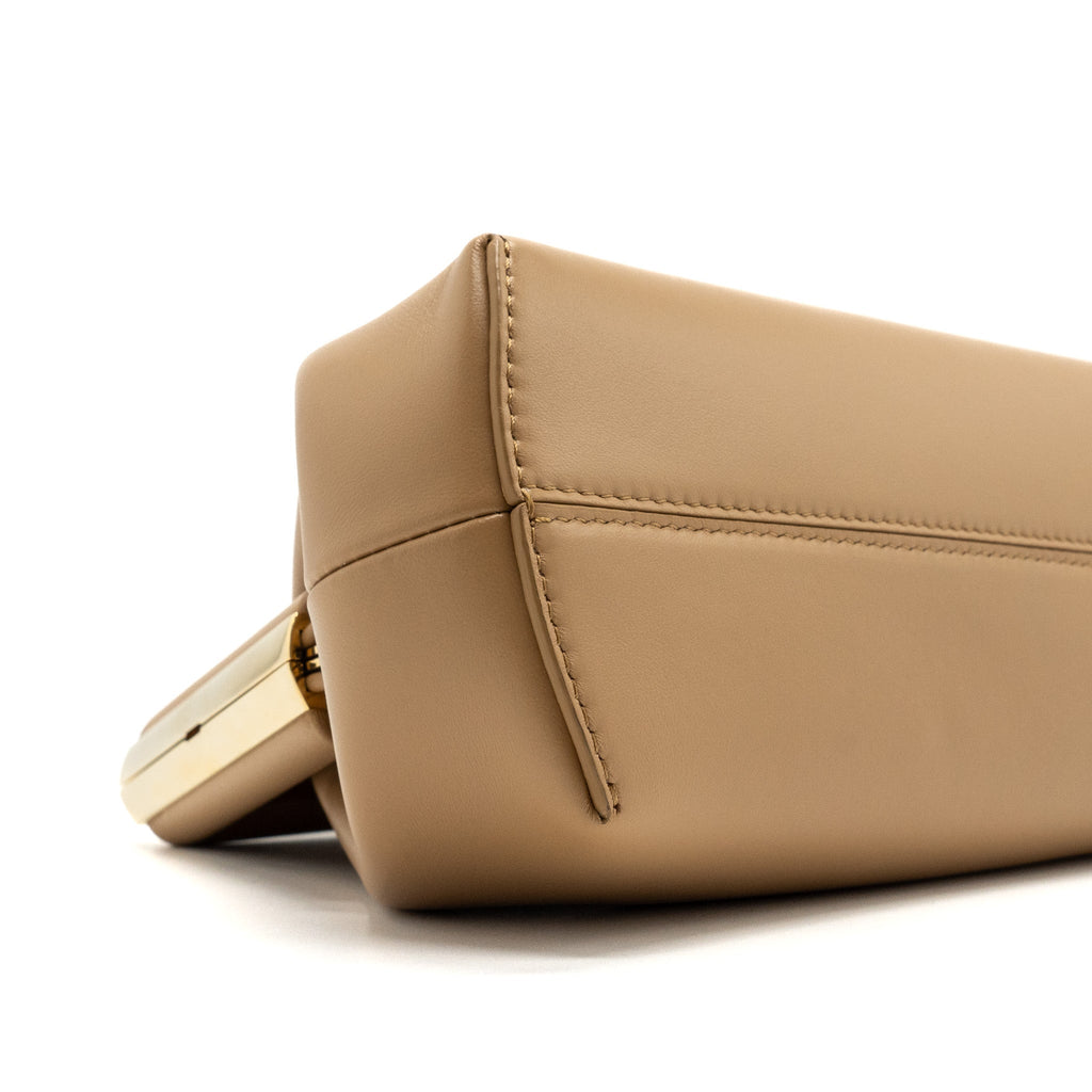 FENDI SMALL FIRST BAG NAPPA LEATHER BEIGE LGHW