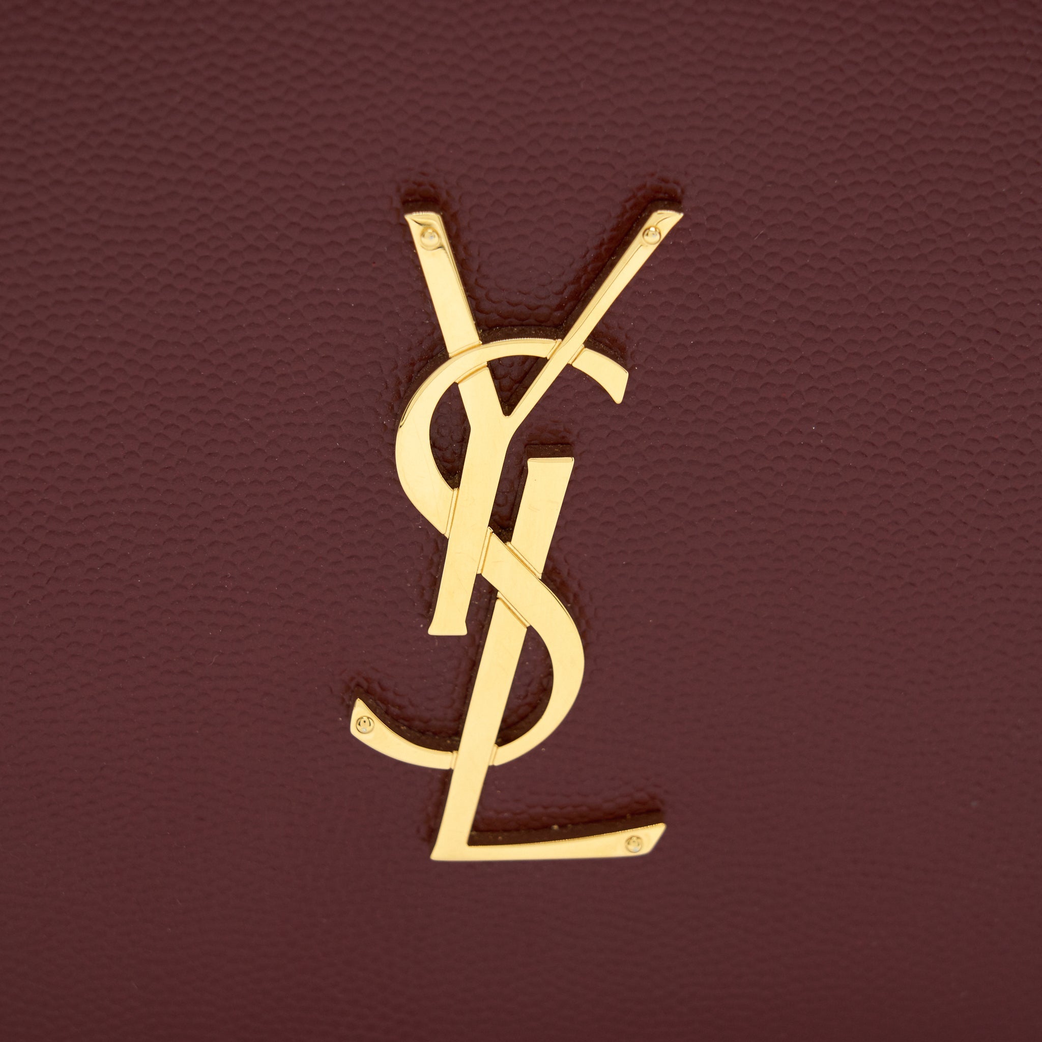 SAINT LAURENT/YSL MINI CAMERA BAG CROSSBODY BAG BURGUNDY GHW