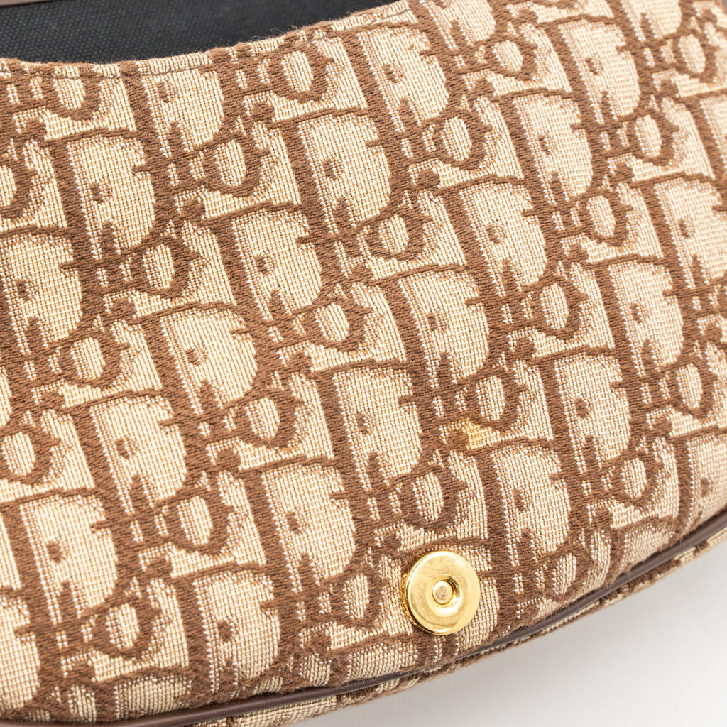 DIOR MEDIUM BOBBY BAG BROWN DIOR OBLIQUE JACQUARD GHW