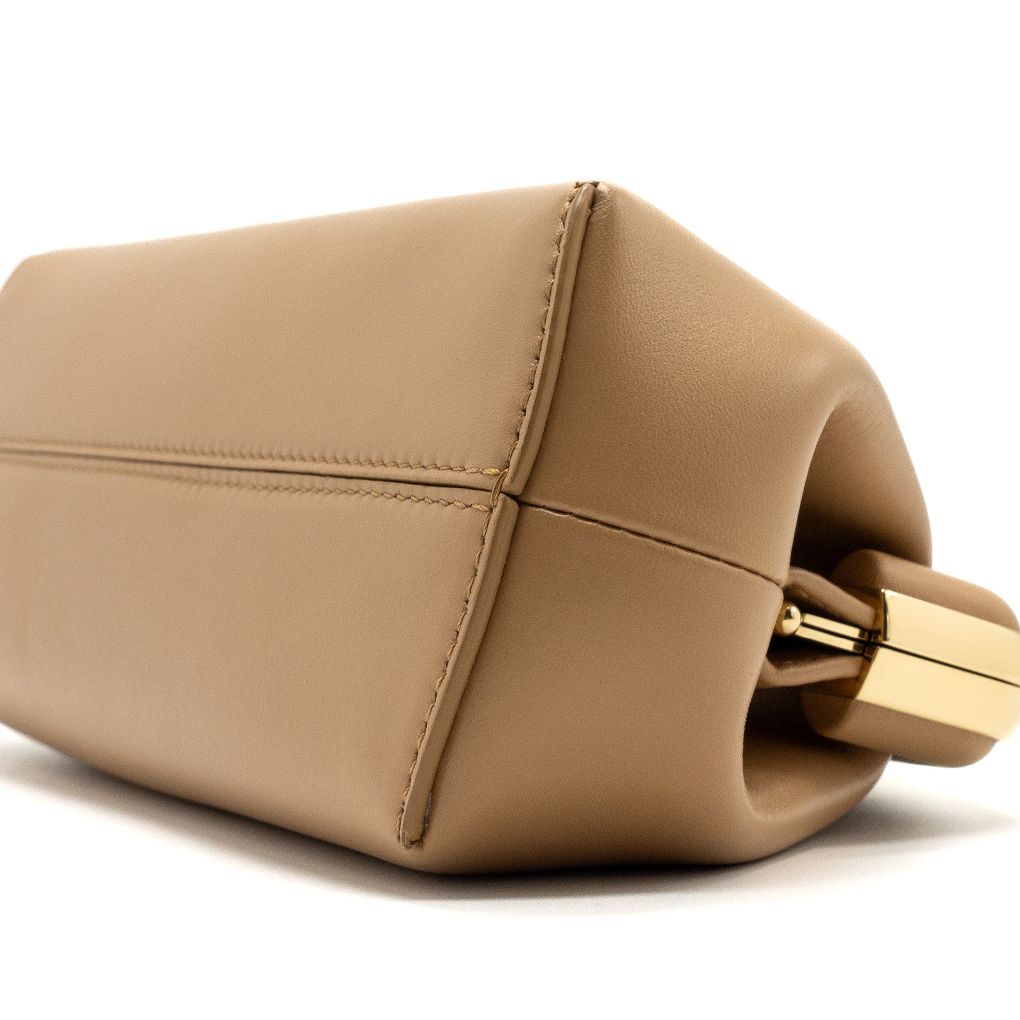 FENDI SMALL FIRST BAG NAPPA LEATHER BEIGE LGHW