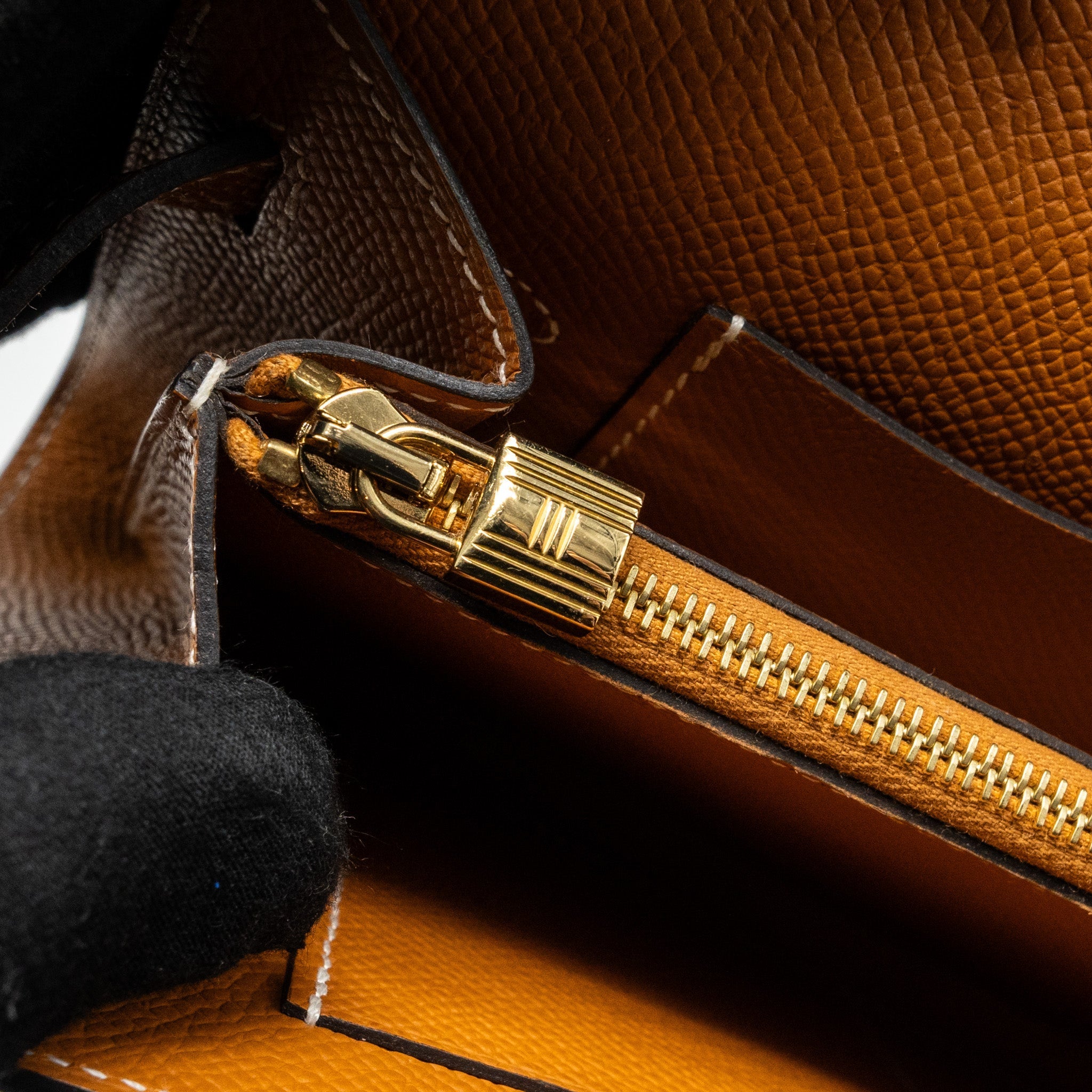 HERMES KELLY TO GO EPSOM TOFFEE GHW