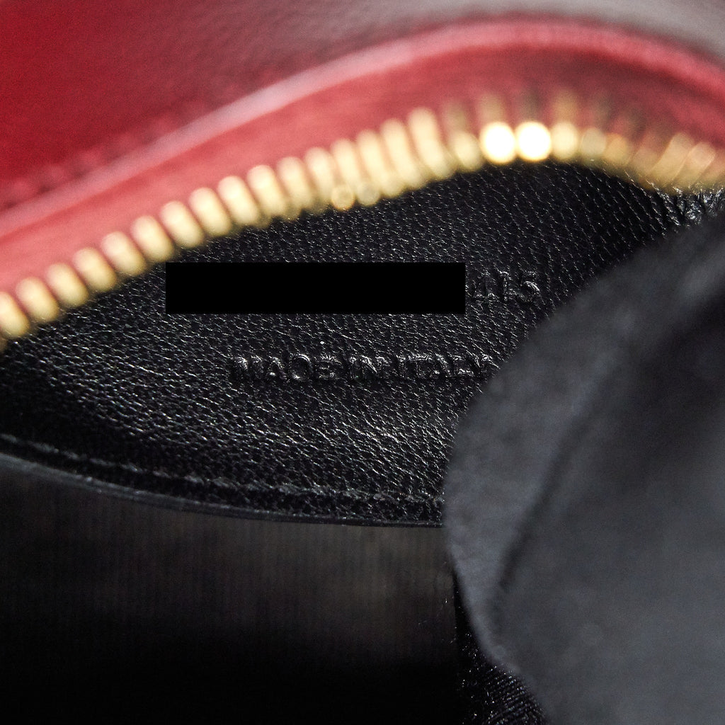SAINT LAURENT/YSL MINI CAMERA BAG CROSSBODY BAG BURGUNDY GHW