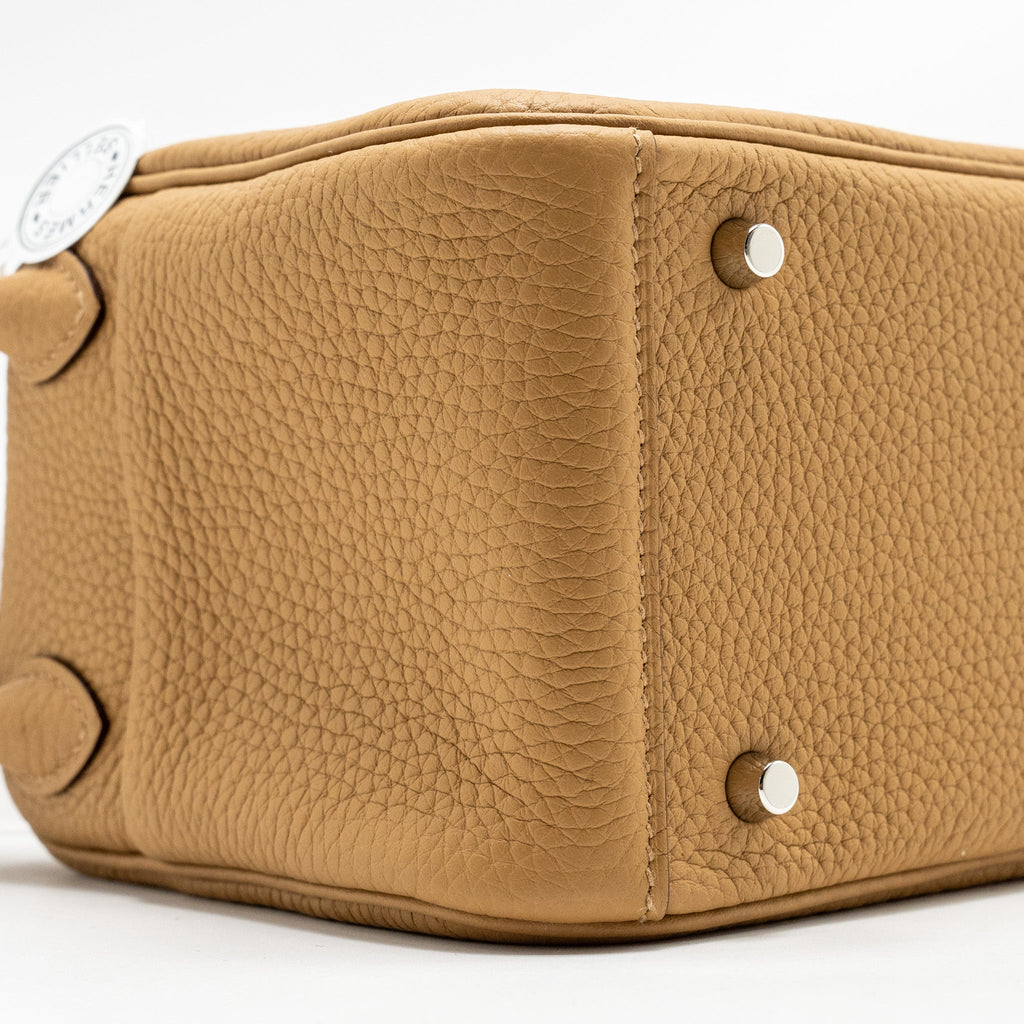 HERMES MINI LINDY CLEMENCE BISCUIT SHW