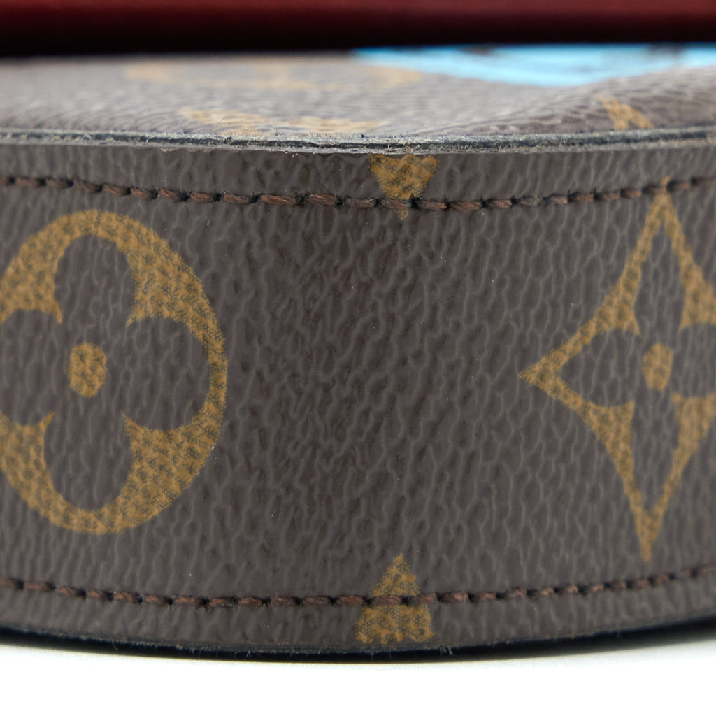 LOUIS VUITTON FELICIE POCHETTE LIMITED EDITION MONOGRAM CANVAS GHW
