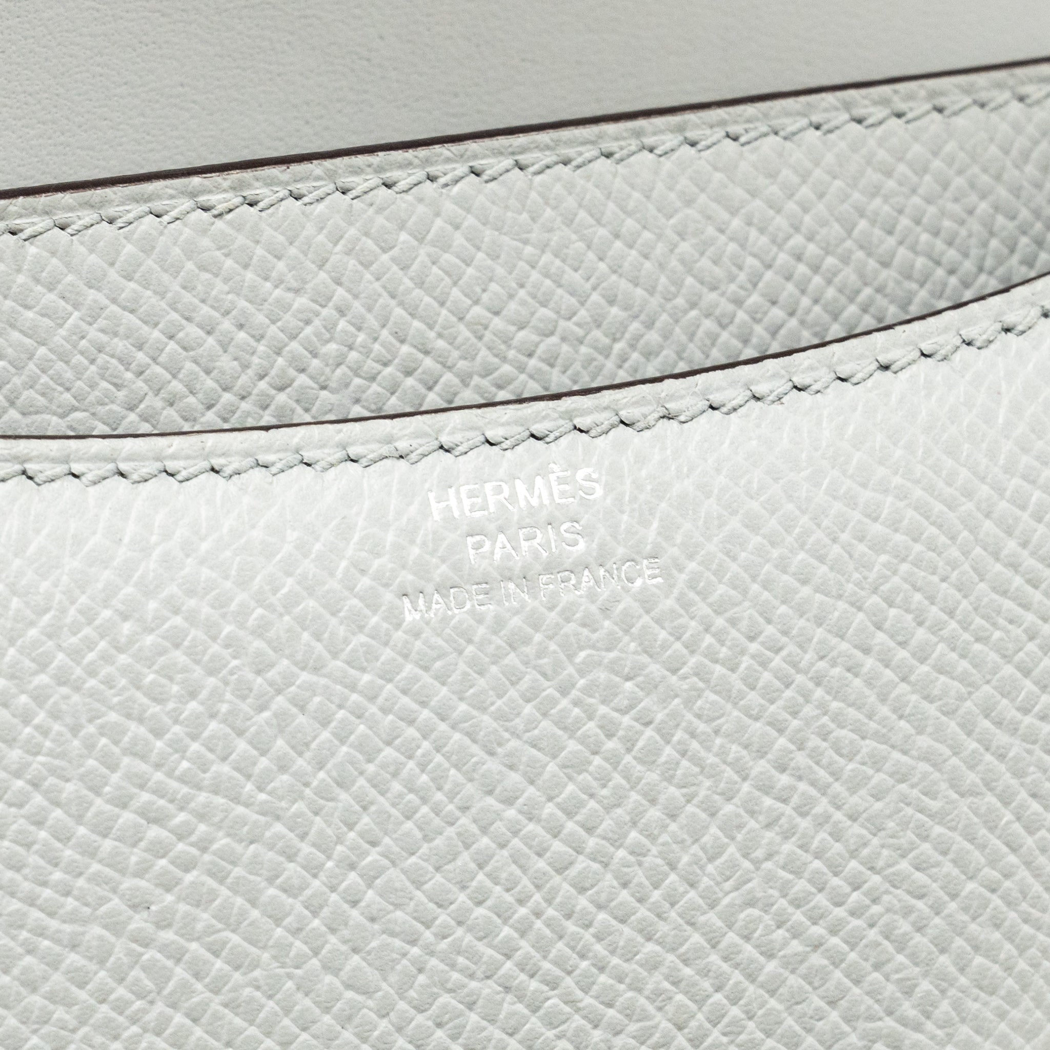HERMES MINI CONSTANCE EPSOM GRIS MOUETTE SHW