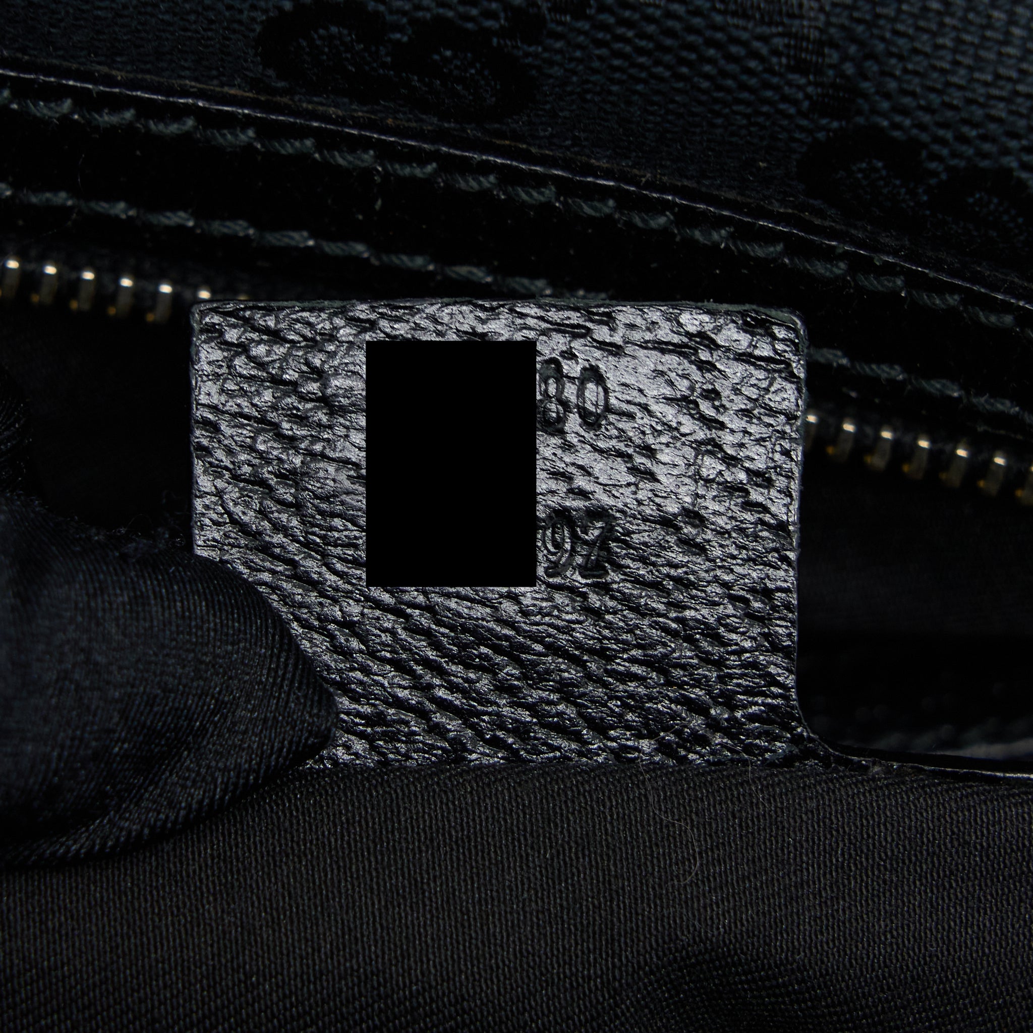 GUCCI BOSTON BAG GG SUPREME FABRIC BLACK SHW