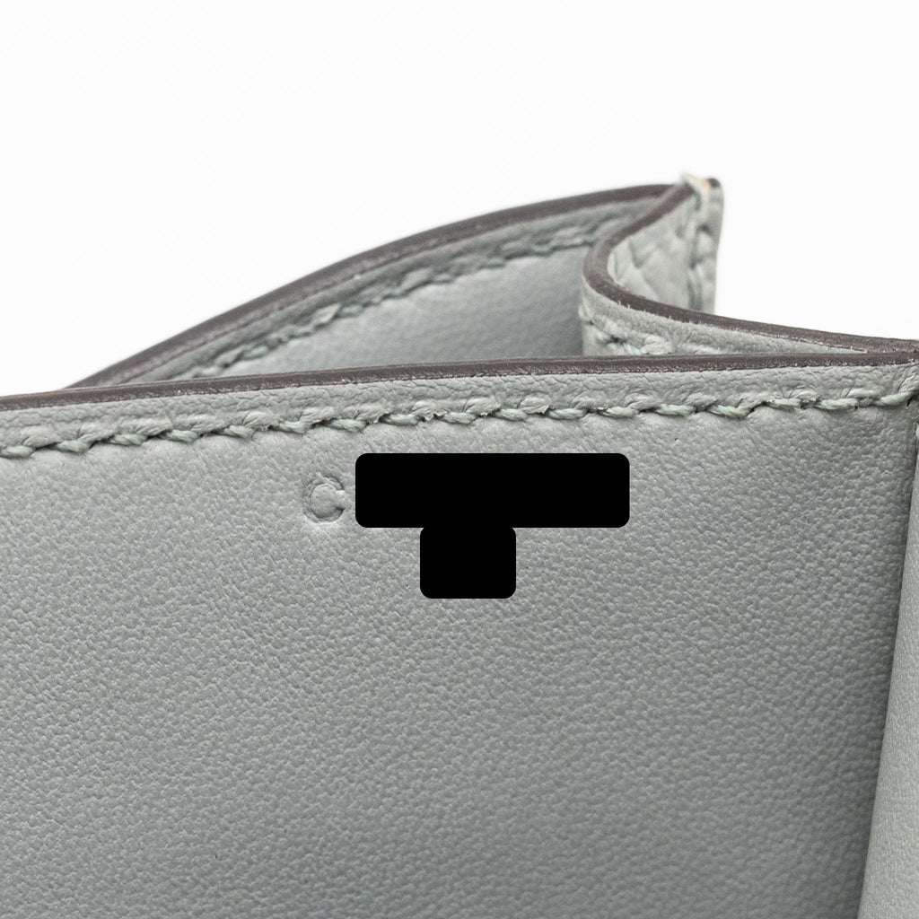 HERMES MINI CONSTANCE EPSOM GRIS MOUETTE SHW