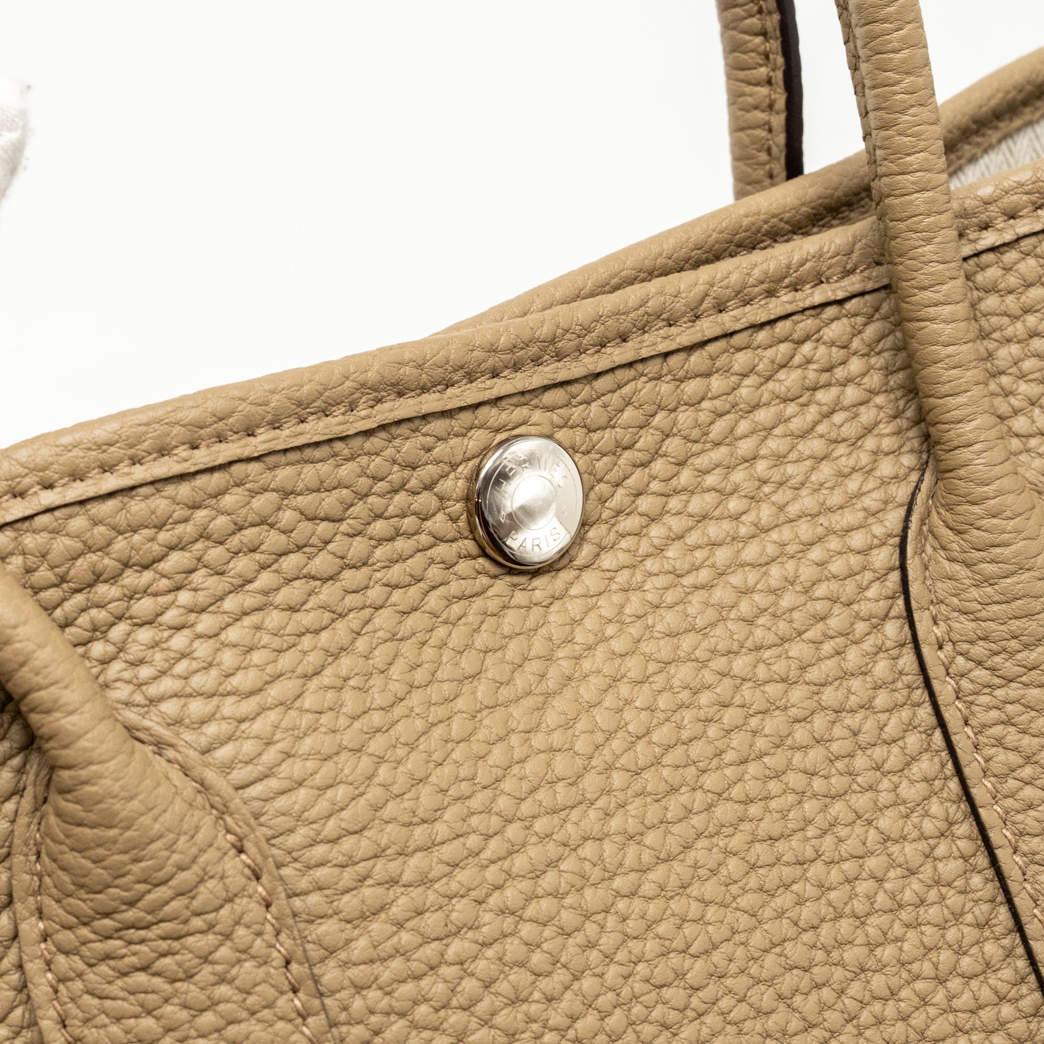 HERMES GARDEN PARTY 30 NEGONDA 8Q BEIGE MARFA SHW