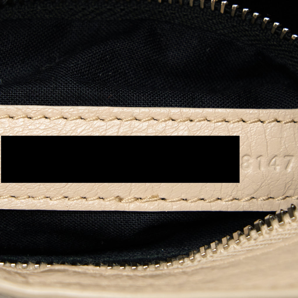 BALENCIAGA MINI CITY BAG BEIGE SHW