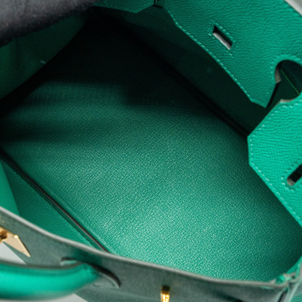 HERMES BIRKIN 30 EPSOM VERT JADE GHW