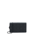 DIOR LADY DIOR POUCH ULTRAMATTE CANNAGE CALFSKIN BLACK HARDWARE