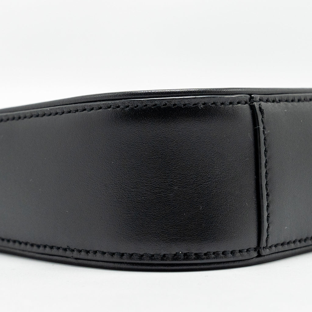 SAINT LAURENT / YSL MINI LE 5 A 7 HOBO BAG SMOOTH CALFSKIN BLACK GHW