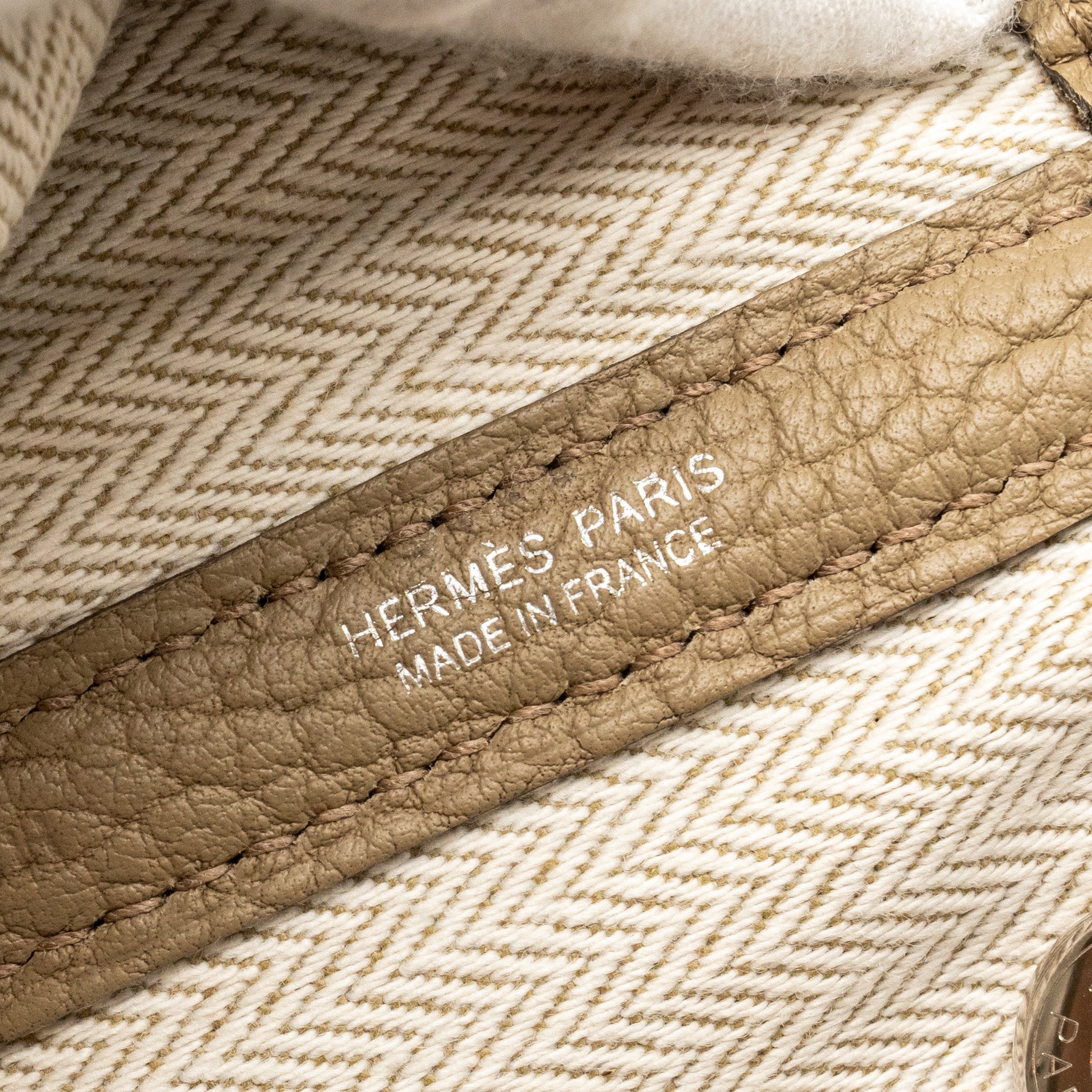 HERMES GARDEN PARTY 30 NEGONDA 8Q BEIGE MARFA SHW