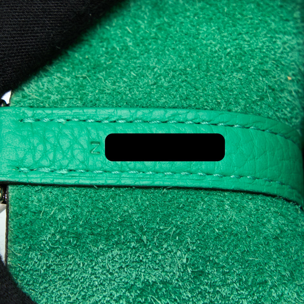 HERMES PICOTIN 18 LOCK BAG ALLIGATOR TOUCH CLEMENCE MENTHE/VERT JADE SHW