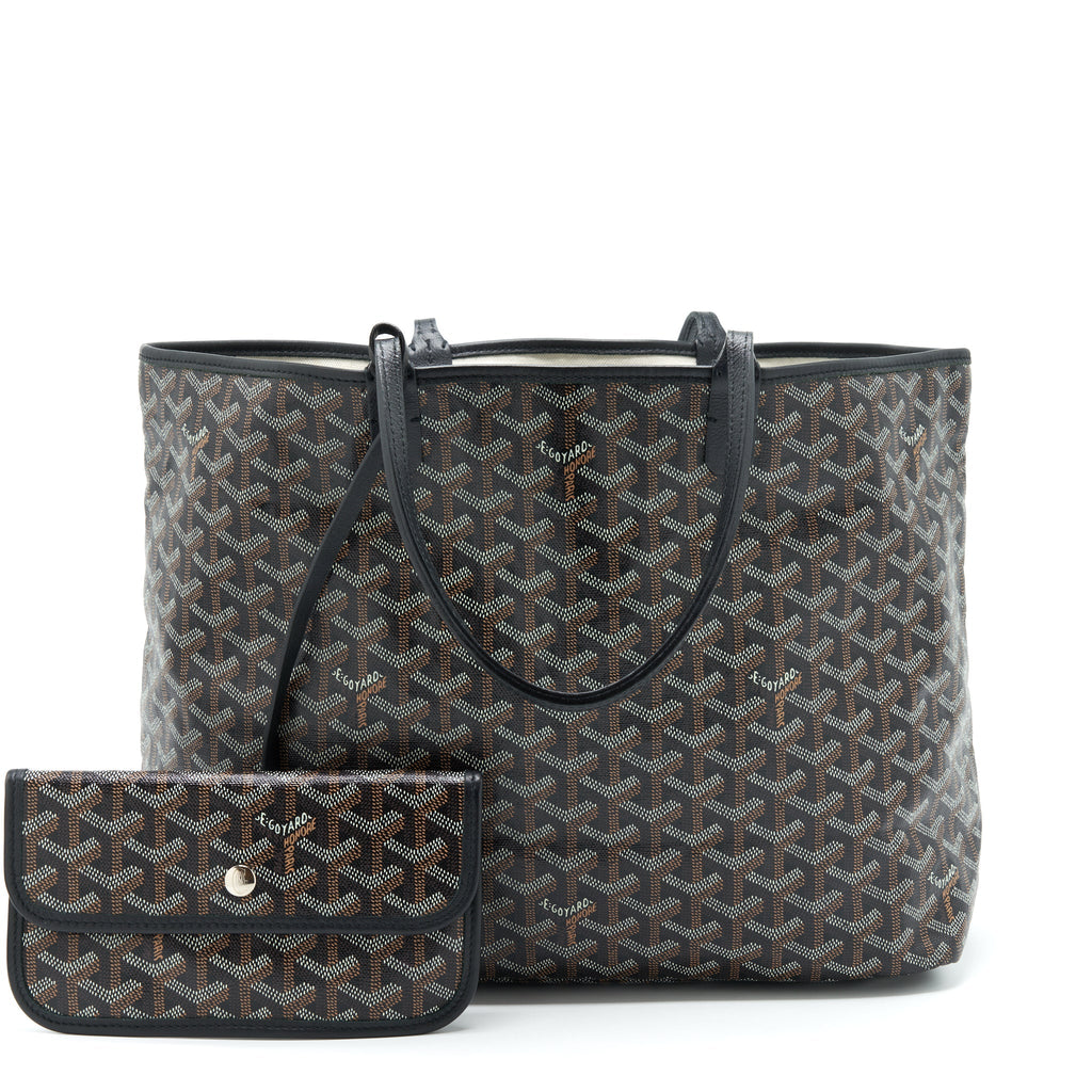 GOYARD SAINT LOUIS TOTE PM BLACK/MULTICOLOUR