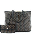 GOYARD SAINT LOUIS TOTE PM BLACK/MULTICOLOUR