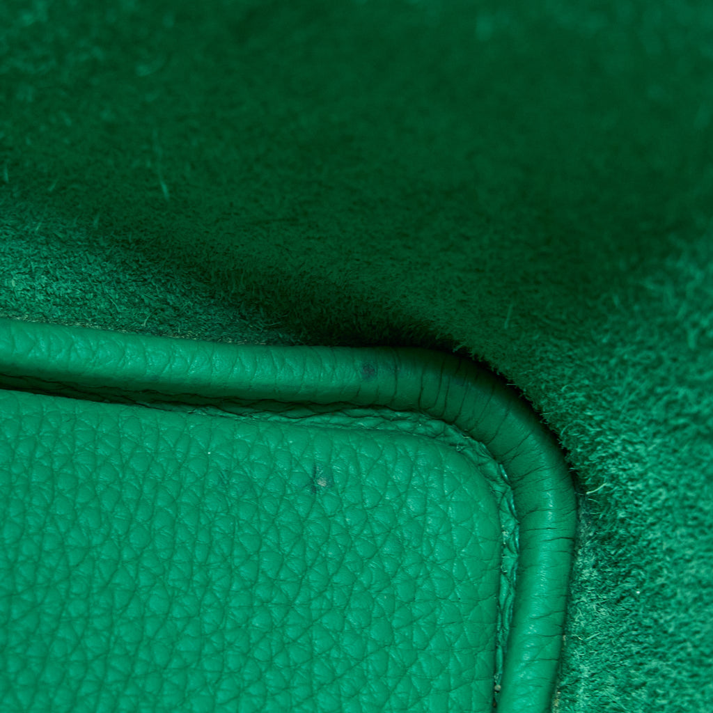 HERMES PICOTIN 18 LOCK BAG ALLIGATOR TOUCH CLEMENCE MENTHE/VERT JADE SHW