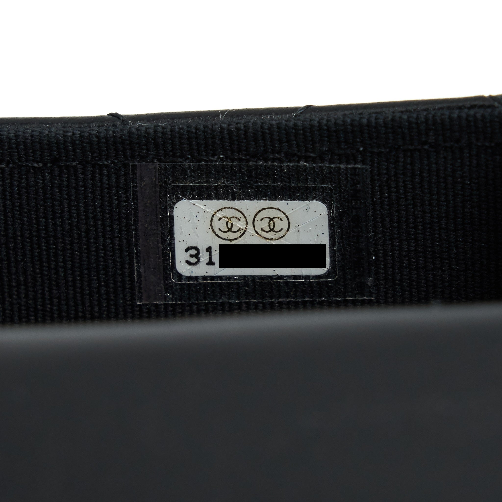 CHANEL 21K FLAP COIN PURSE WITH CHAIN BLACK LGHW