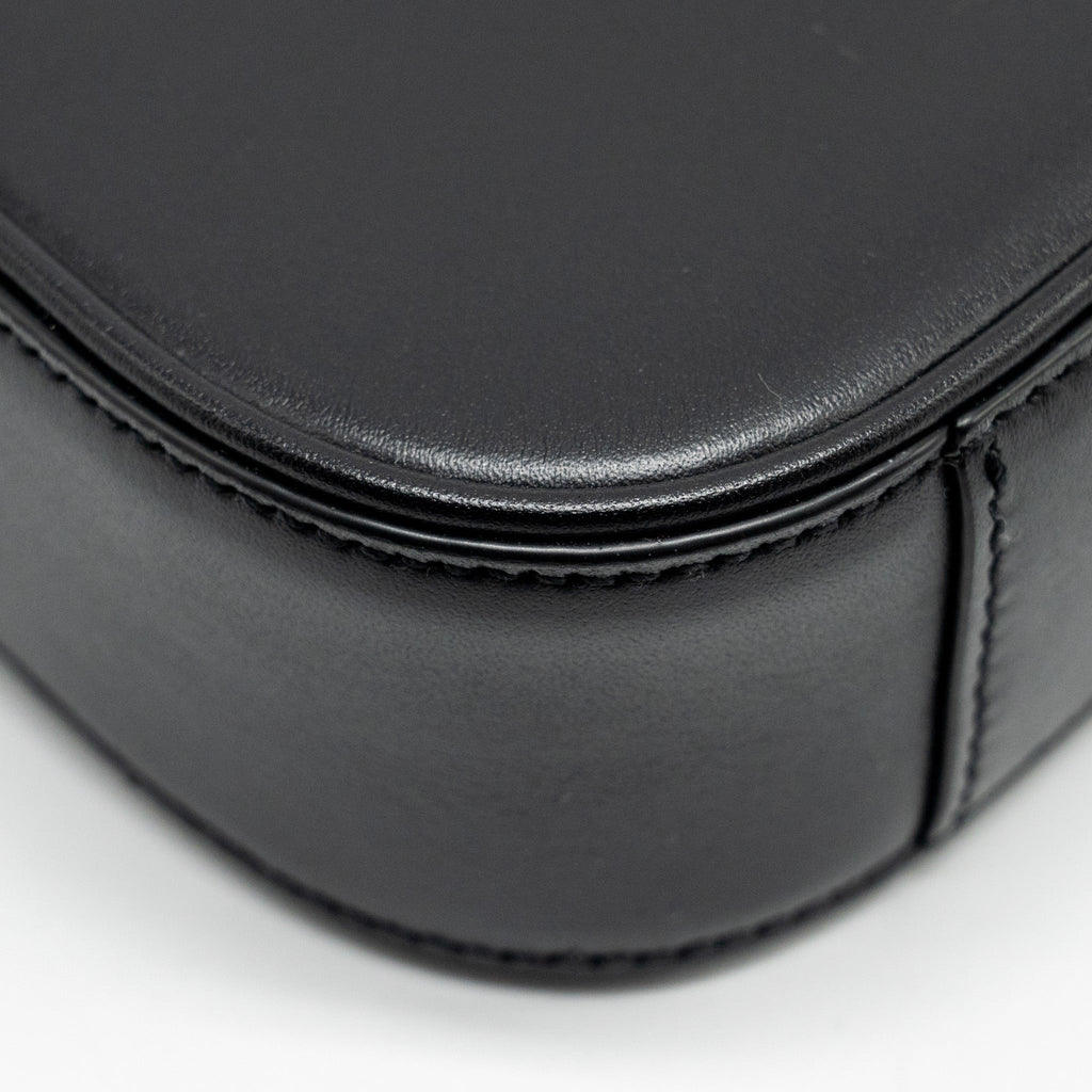 SAINT LAURENT / YSL MINI LE 5 A 7 HOBO BAG SMOOTH CALFSKIN BLACK GHW