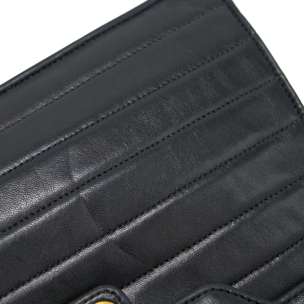 CHANEL VINTAGE KELLY FLAP BAG LAMBSKIN BLACK GHW