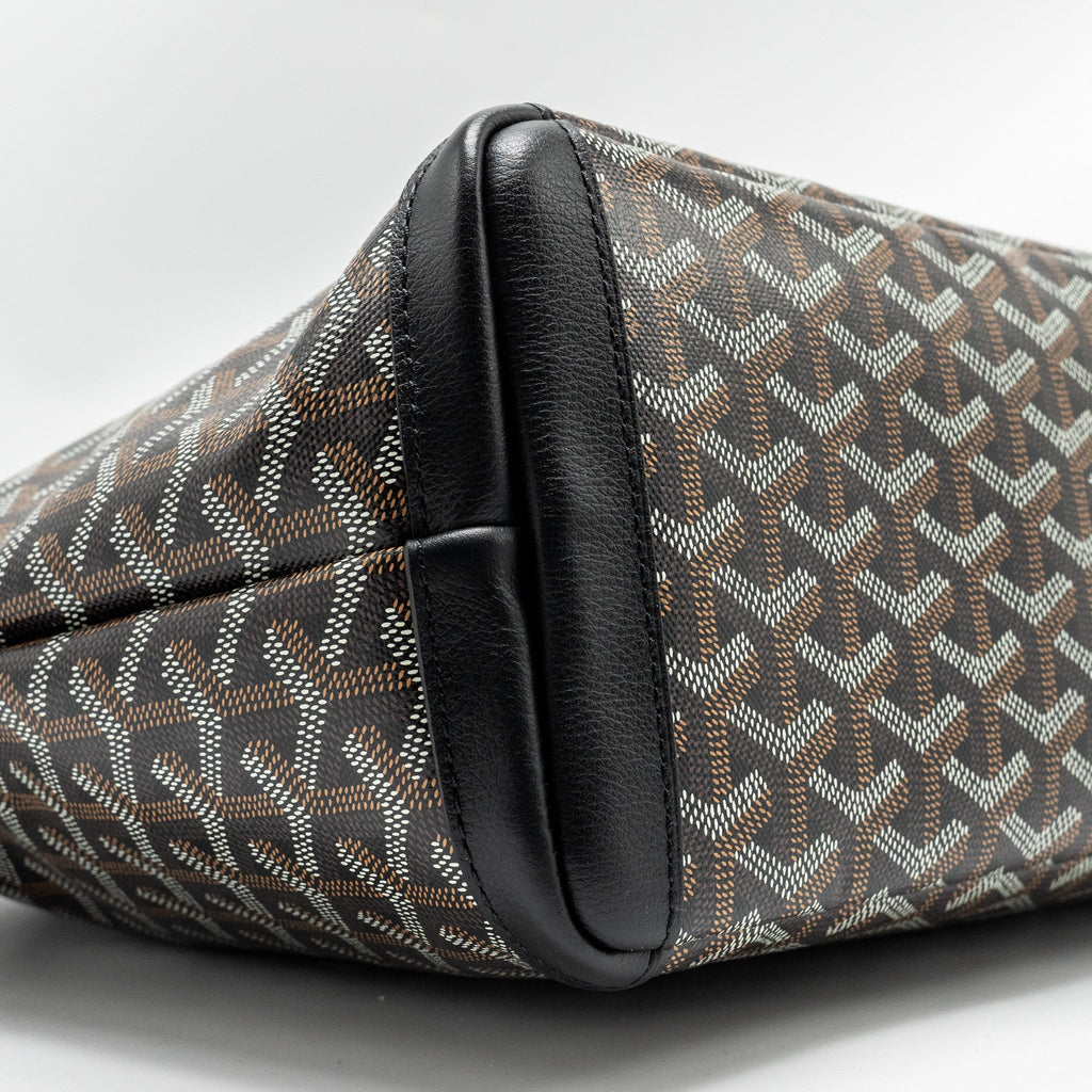 GOYARD ARTOIS PM TOTE BAG GOYARDLINE CANVAS BLACK SHW