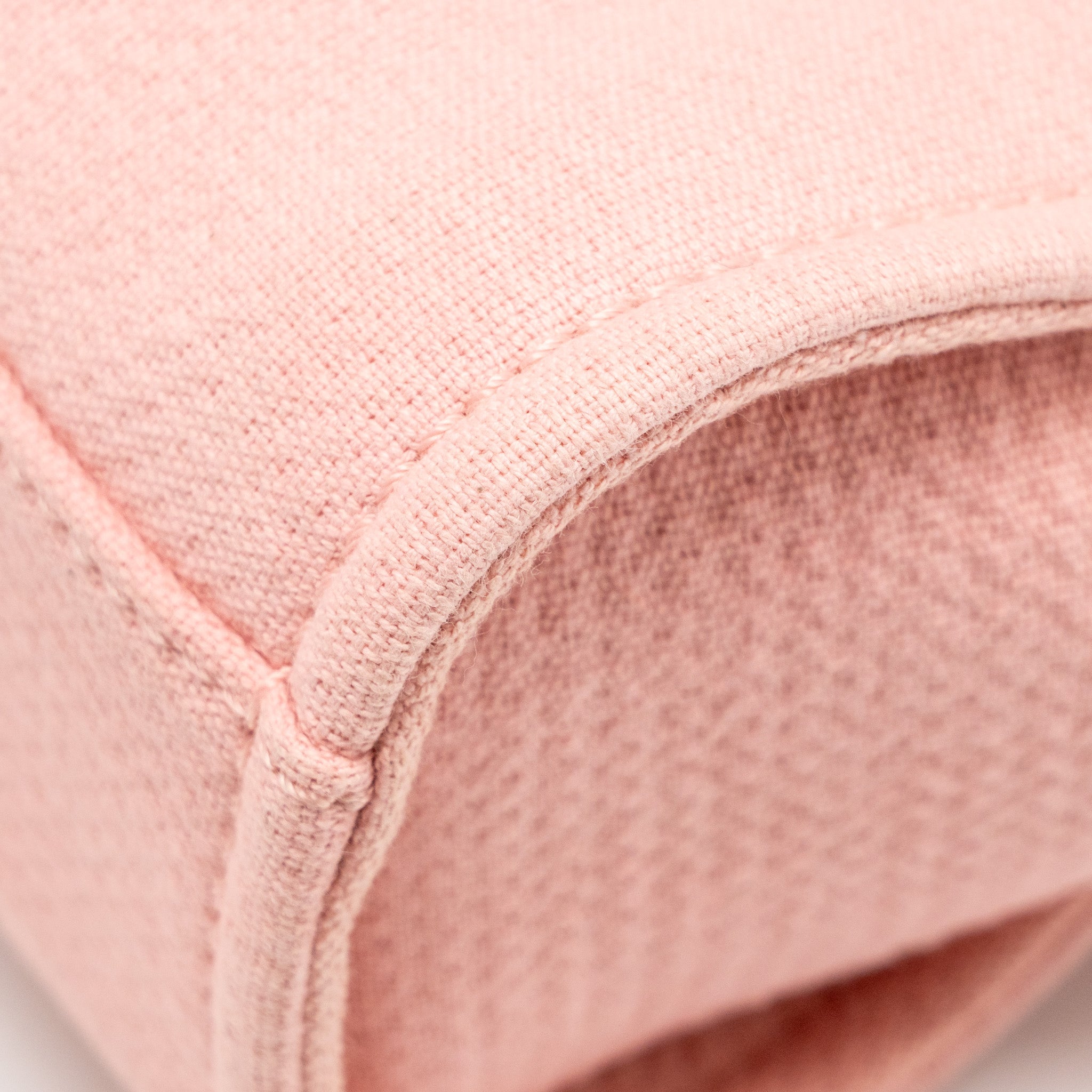 CHANEL DEAUVILLE PM TOTE BAG CANVAS PINK SHW (MICROCHIP)
