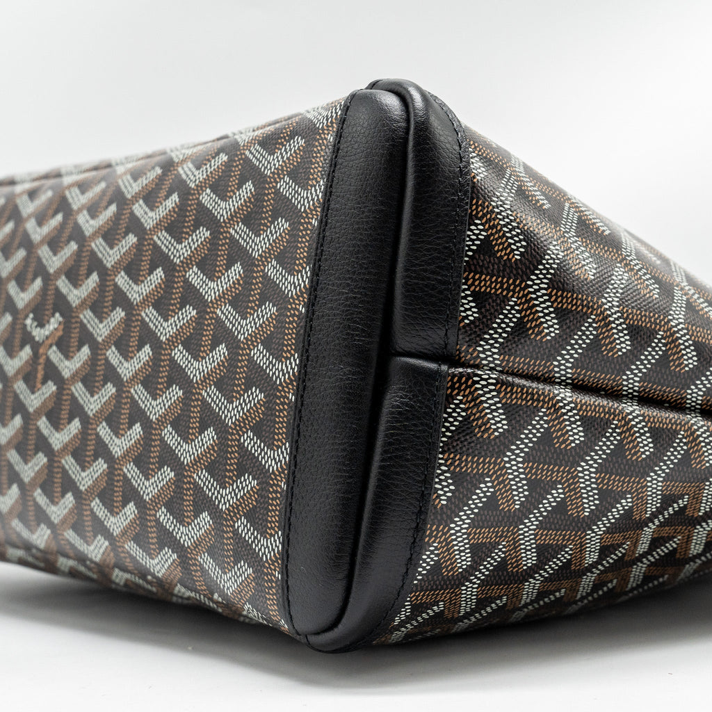 GOYARD ARTOIS PM TOTE BAG GOYARDLINE CANVAS BLACK SHW