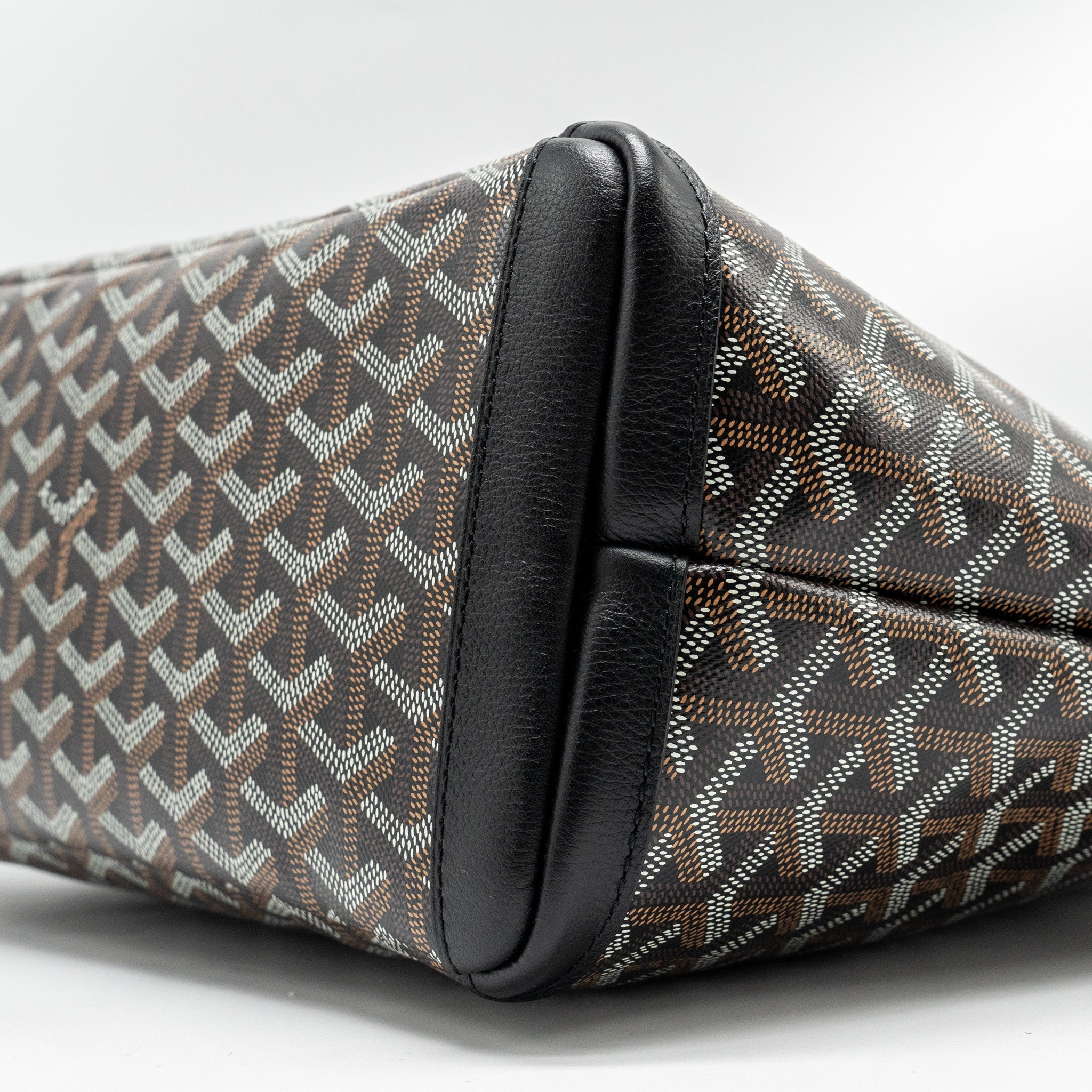 GOYARD ARTOIS PM TOTE BAG GOYARDLINE CANVAS BLACK SHW