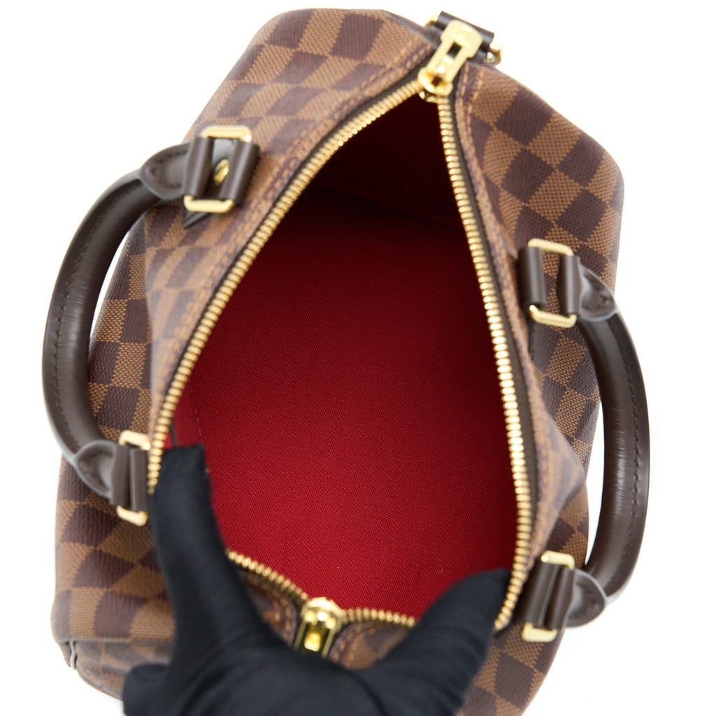 LOUIS VUITTON SPEEDY 25 DAMIER EBENE GHW
