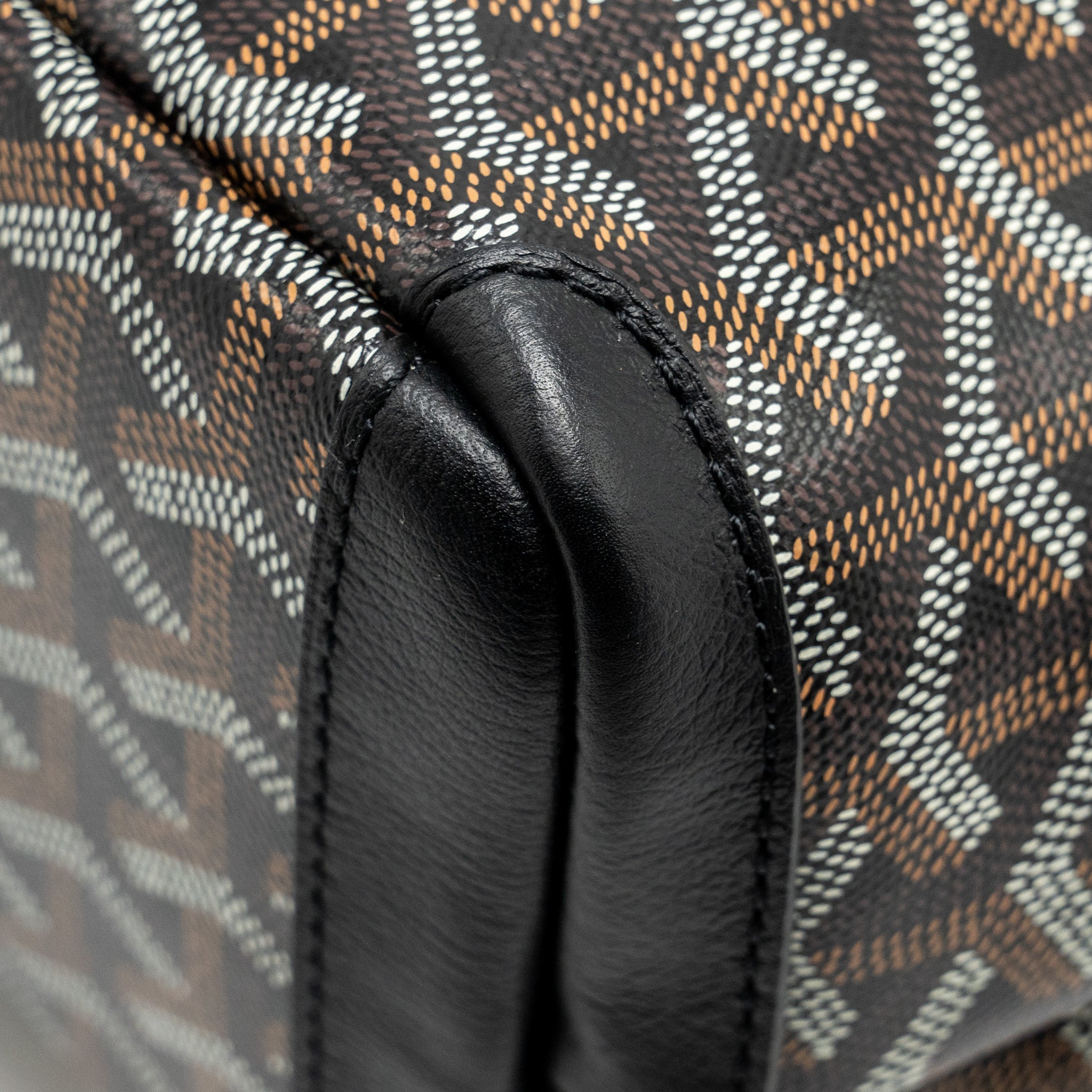 GOYARD ARTOIS PM TOTE BAG GOYARDLINE CANVAS BLACK SHW