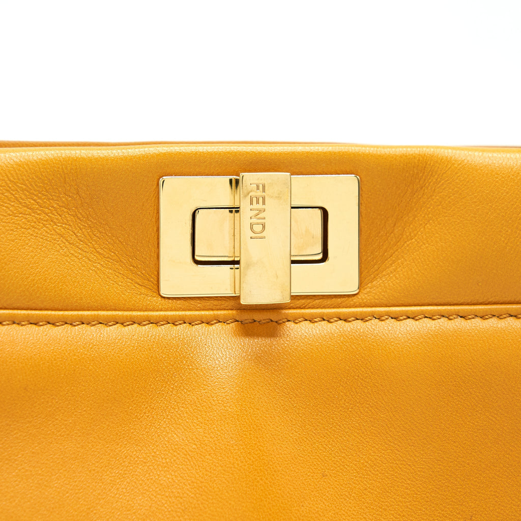 FENDI MINI PEEKABOO APRICOT GHW