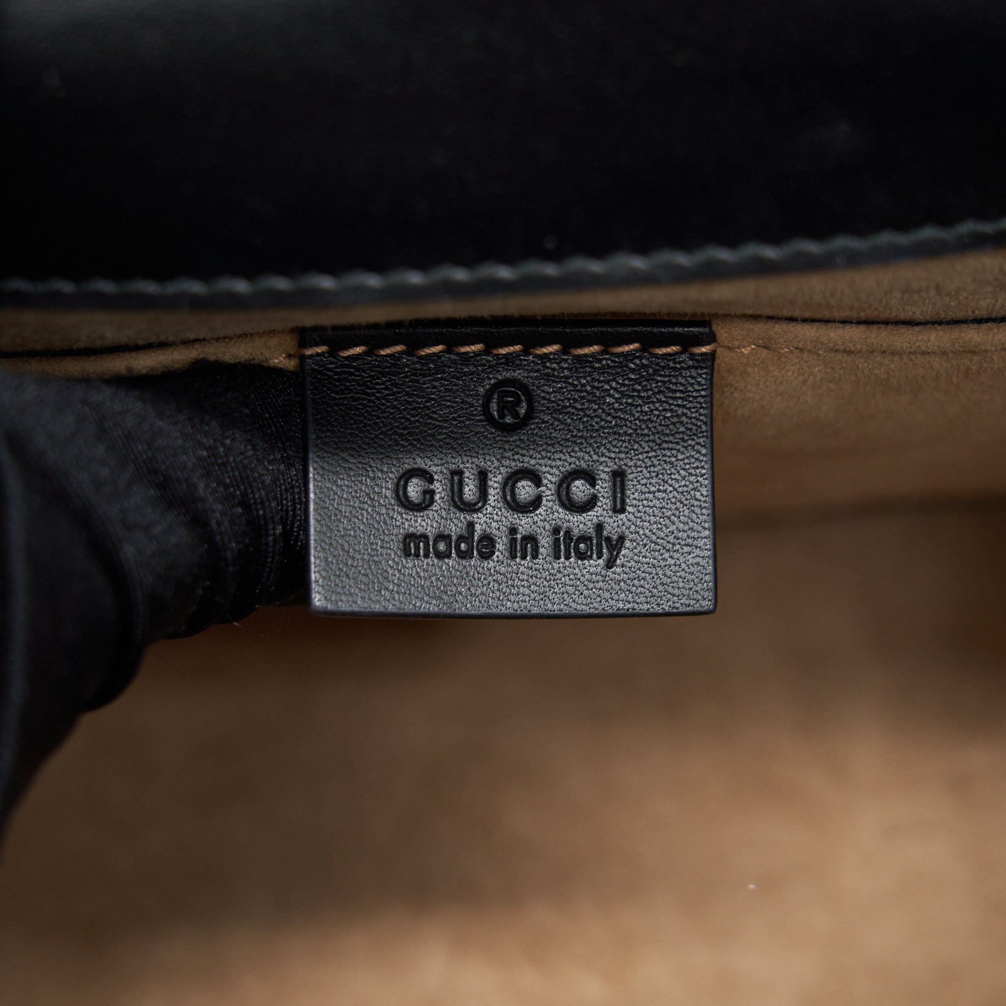 GUCCI MINI SYLVIE 20CM BLACK