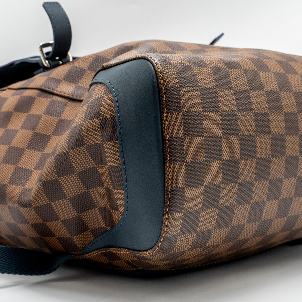 LOUIS VUITTON RUNNER BACKPACK DAMIER EBENE CANVAS/LEATHER SHW