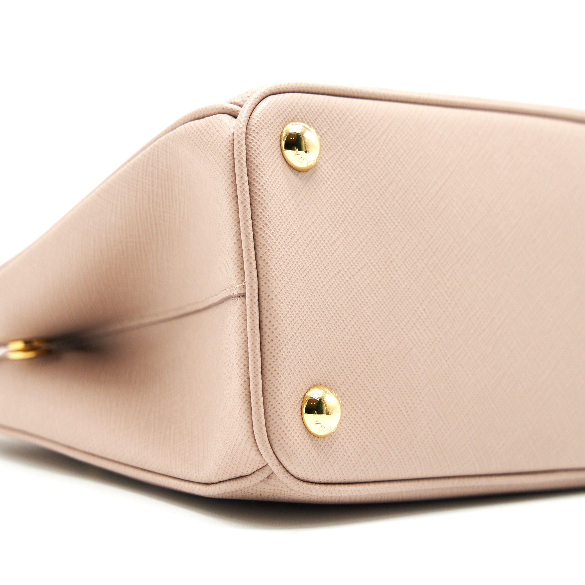 PRADA SAFFIANO LEATHER MINI BEIGE WITH STRAP