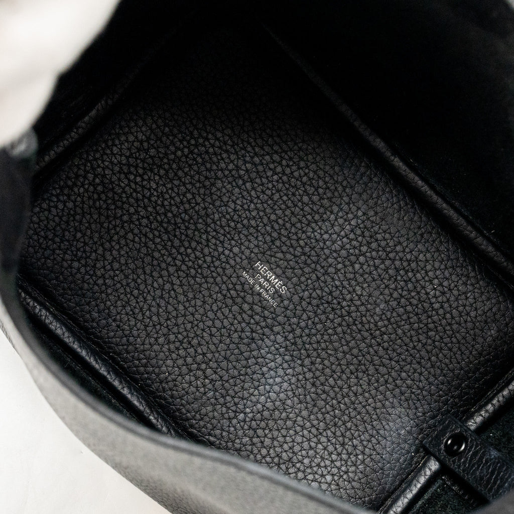 HERMES PICOTIN 18 CLEMENCE SO BLACK