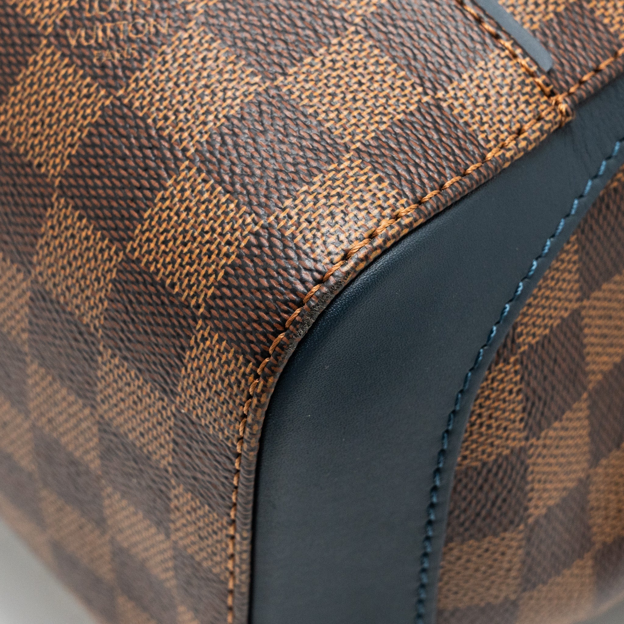 LOUIS VUITTON RUNNER BACKPACK DAMIER EBENE CANVAS/LEATHER SHW