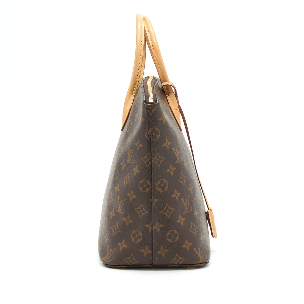 LOUIS VUITTON LOCKIT TOTE BAG MONOGRAM CANVAS GHW