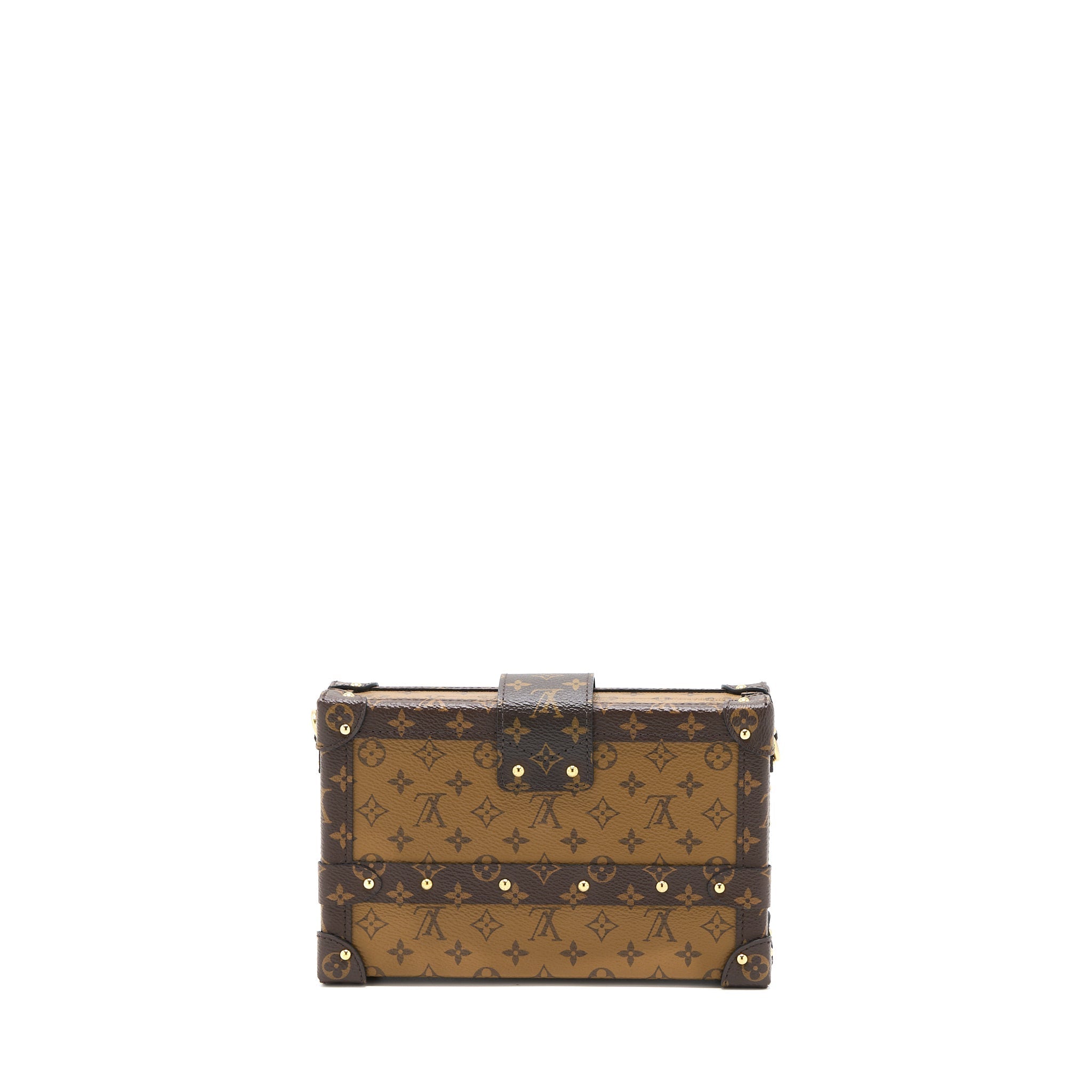 LOUIS VUITTON PETITE MALLE MONOGRAM REVERSE CANVAS GHW