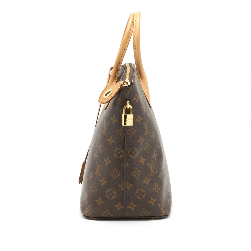 LOUIS VUITTON LOCKIT TOTE BAG MONOGRAM CANVAS GHW