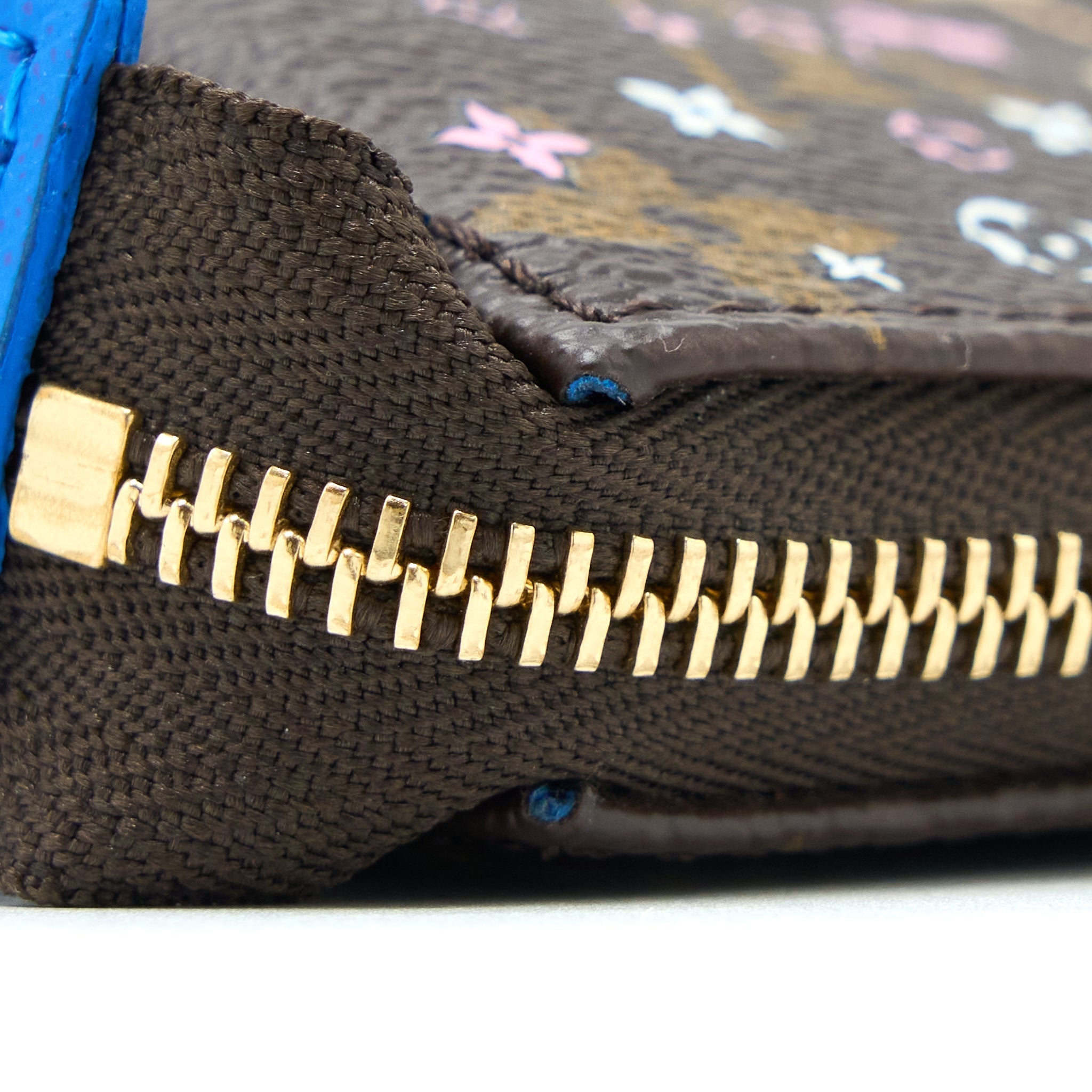 LOUIS VUITTON MINI POCHETTE ACCESSORIES LIMITED EDITION MONOGRAM CANVAS GHW