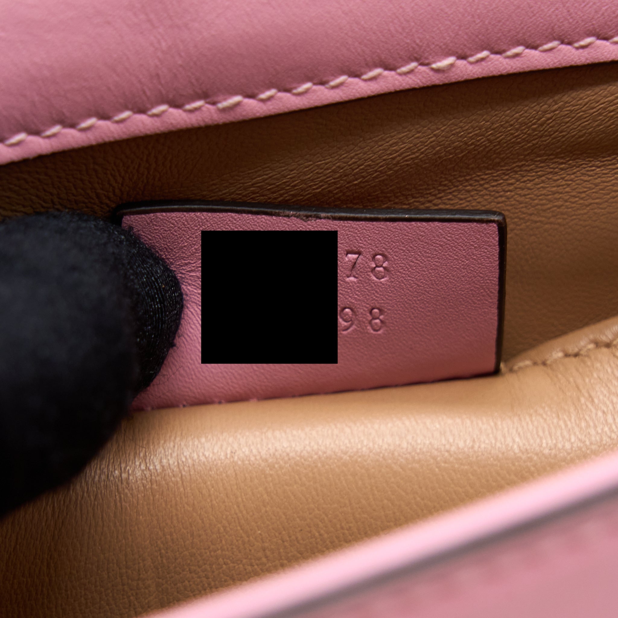 GUCCI PEARL STUDDED MINI BROADWAY BEE SHOULDER BAG PINK GHW
