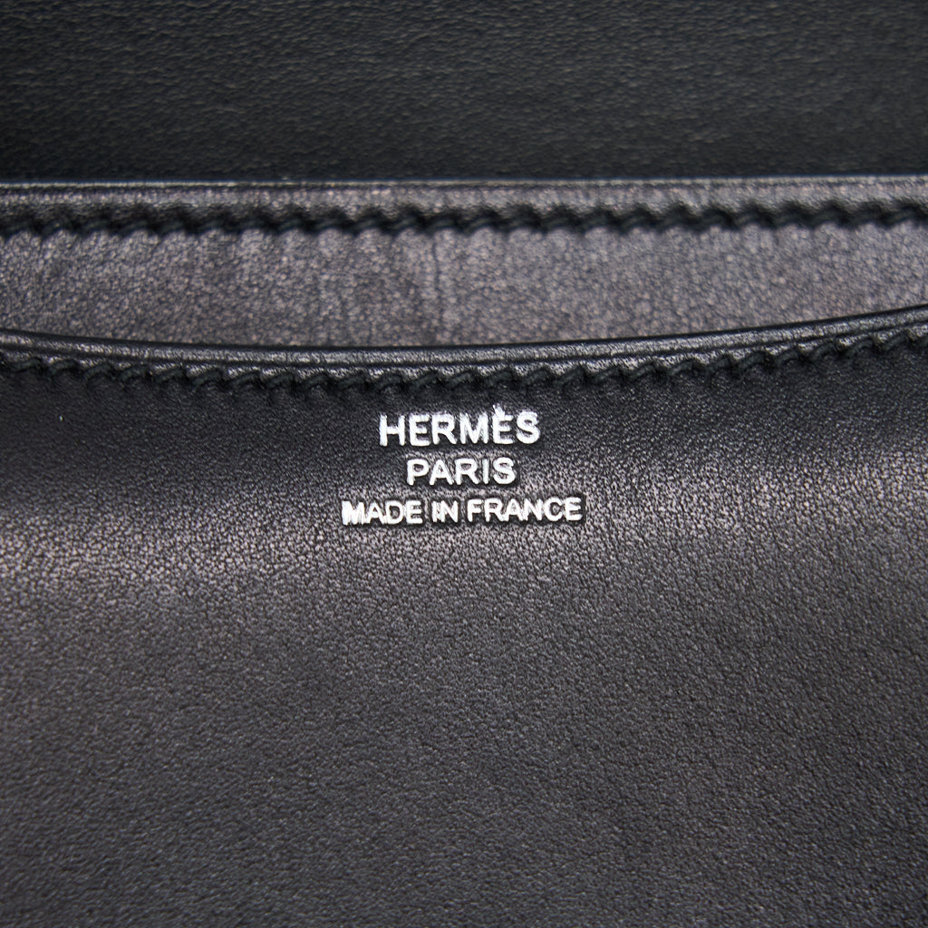 HERMES MINI CONSTANCE SOMBRE BLACK SHW