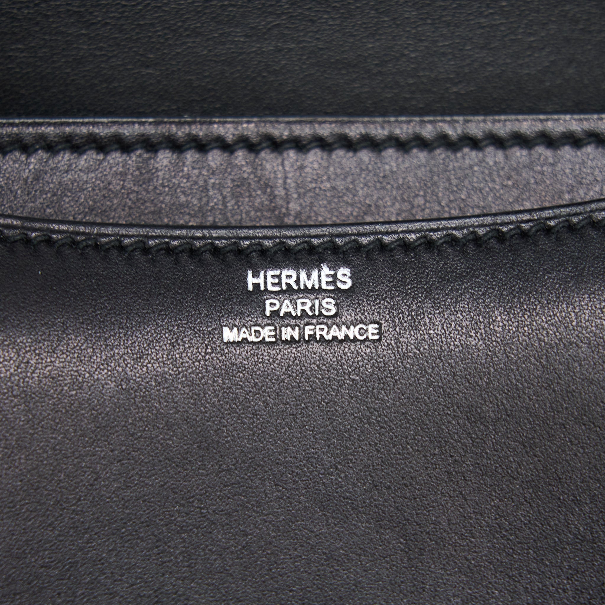 HERMES MINI CONSTANCE SOMBRE BLACK SHW