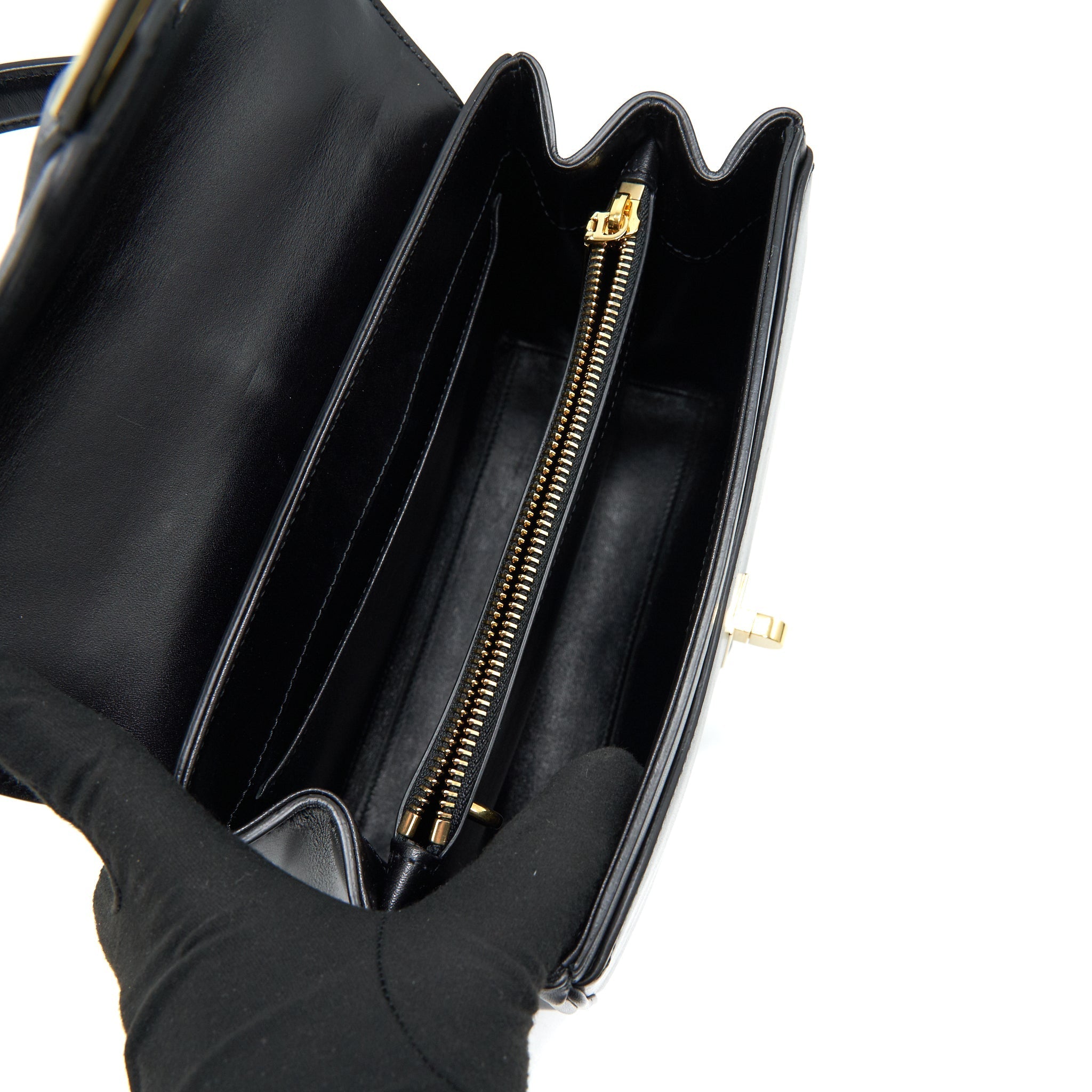 CELINE SMALL 16 BLACK BAG