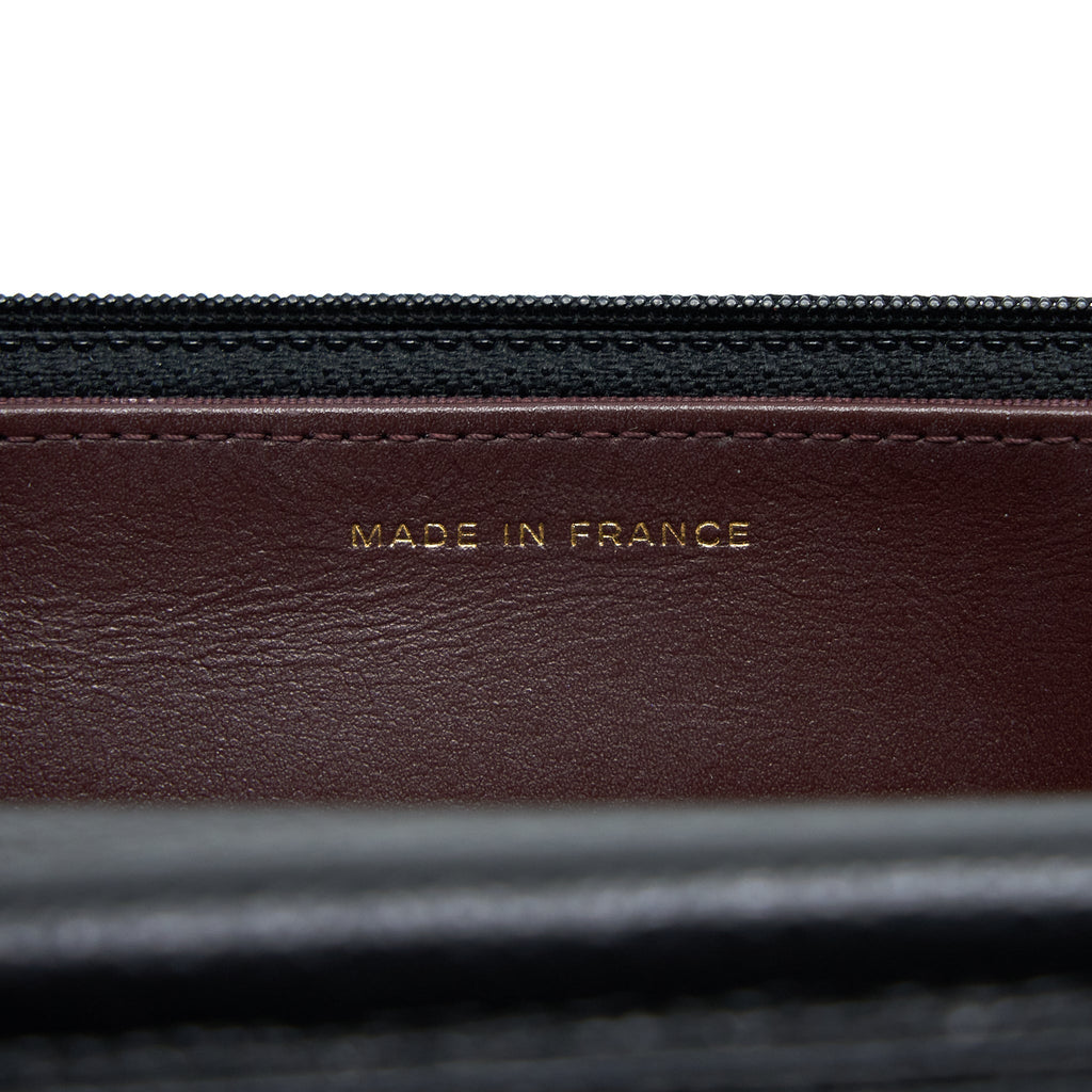 CHANEL CLASSIC WALLET ON CHAIN CAVIAR BLACK GHW