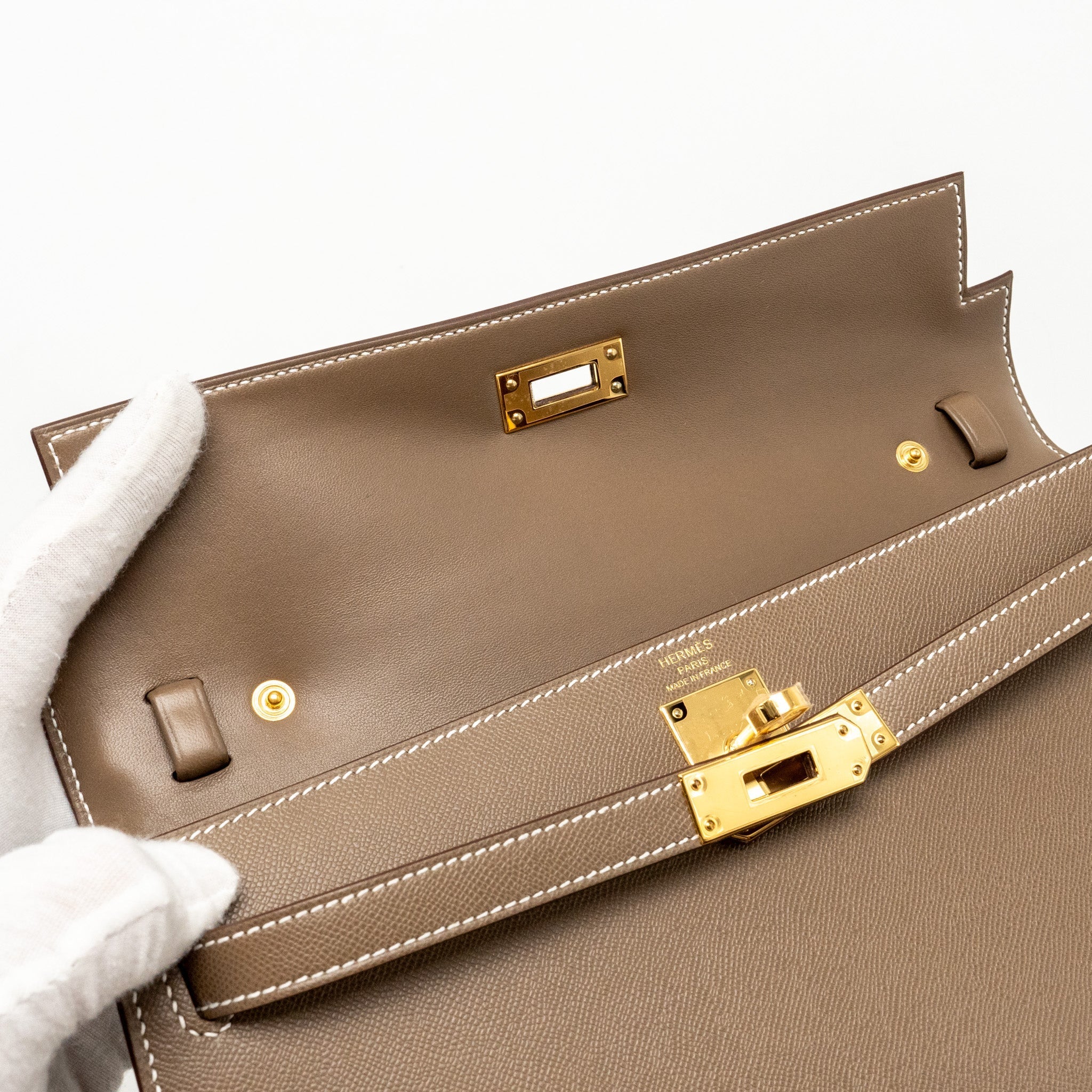 HERMES KELLY ELAN MADAME ETOUPE GHW