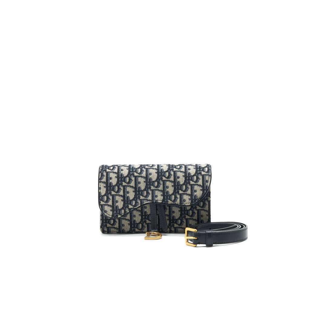 DIOR OBLIQUE SADDLE BELT POUCH