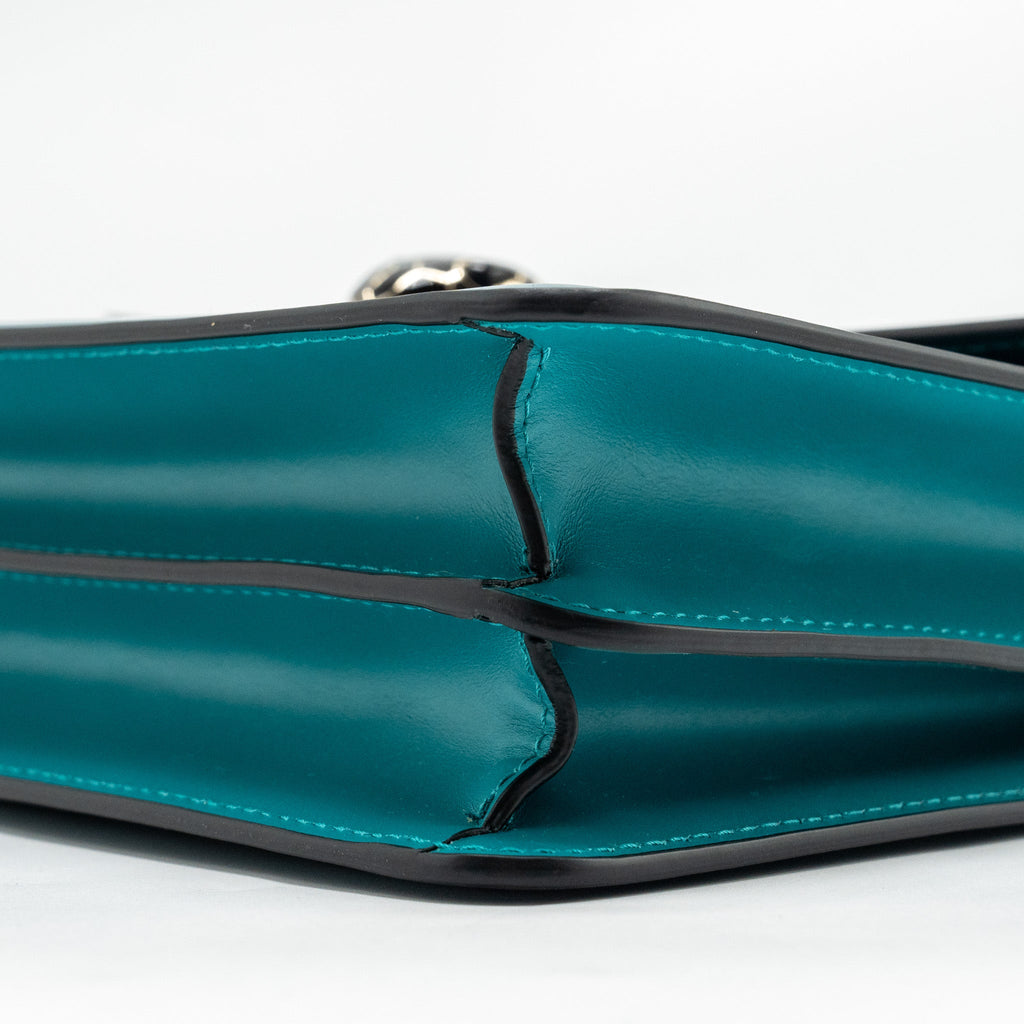 BVLGARI SERPENTI FOREVER BAG CALFSKIN GREEN LGHW